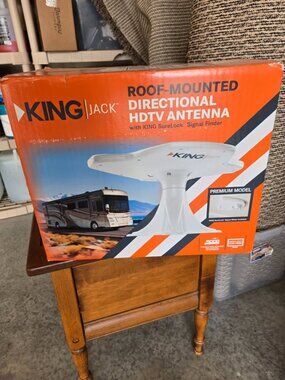 Brand New King Jack Roof-Mounted HDTV Antenna – Crystal Clear Reception!